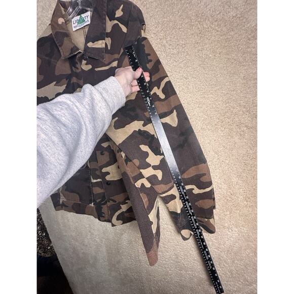 Vtg Liberty Real Tree Camo Chore Style Jacket Sz 3X Military Hunting Utility EUC - Picture 13 of 16